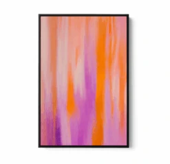 Purple Aura - Abstract Colour Stretched Canvas Or Wall Art Print(Purple Orange Aura Abstract Colour Stretched Canvas Or Wall Art Print) -Heart Wall Art Store 0 SINGLE Canvas Vertical BLACK V2.psd 03 1 e4ab1a52 2db6 45ee 9269 9547afe023e6