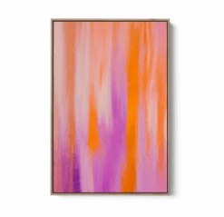 Purple Aura - Abstract Colour Stretched Canvas Or Wall Art Print(Purple Orange Aura Abstract Colour Stretched Canvas Or Wall Art Print) -Heart Wall Art Store 0 SINGLE Canvas Vertical OAK V2.psd 01 1 7be5be19 121b 4813 be0b cf53e03e8487