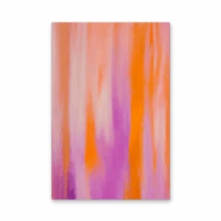 Purple Aura - Abstract Colour Stretched Canvas Or Wall Art Print(Purple Orange Aura Abstract Colour Stretched Canvas Or Wall Art Print)