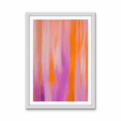 Purple Aura - Abstract Colour Stretched Canvas Or Wall Art Print(Purple Orange Aura Abstract Colour Stretched Canvas Or Wall Art Print) -Heart Wall Art Store 0 White Frame Mockup.psd 10 1 2babaede 258b 4f21 a4da f7b57d1dddc9