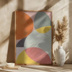 Friendly Colors 1 By Ana Rut Bre - Square Stretched Canvas, Poster Or Fine Art Print(Friendly Colors1 Square Stretched Canvas Poster Or Fine Art Print)