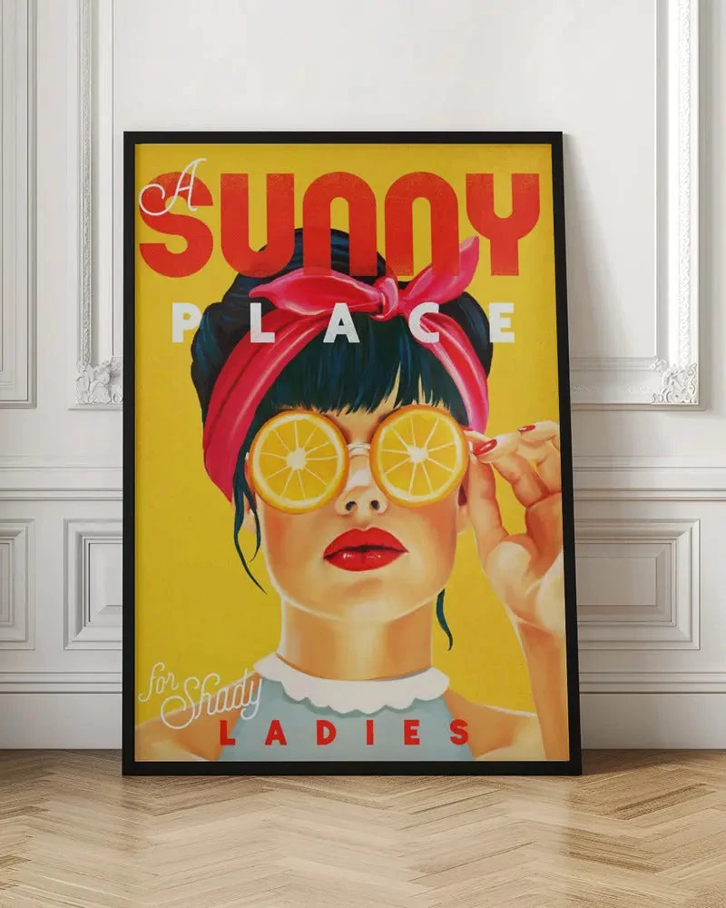 A Sunny Place For Shady Ladies Orange Pinup Art - Stretched Canvas, Poster Or Fine Art Print(A Sunny Place For Shady Ladies Orange Pinup Art Stretched Canvas Poster Or Fine Art Print) 6 A Sunny Place For Shady Ladies Orange Pinup Art - Stretched Canvas, Poster Or Fine Art Print(A Sunny Place For Shady Ladies Orange Pinup Art Stretched Canvas Poster Or Fine Art Print) - Image 6