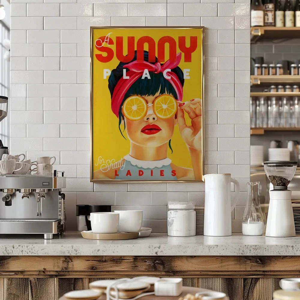 A Sunny Place For Shady Ladies Orange Pinup Art - Stretched Canvas, Poster Or Fine Art Print(A Sunny Place For Shady Ladies Orange Pinup Art Stretched Canvas Poster Or Fine Art Print) 7 A Sunny Place For Shady Ladies Orange Pinup Art - Stretched Canvas, Poster Or Fine Art Print(A Sunny Place For Shady Ladies Orange Pinup Art Stretched Canvas Poster Or Fine Art Print) - Image 7