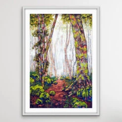 A Walk In The Rainforest - Australian Nature Misty Forest Canvas Print - Nature Wall Art(A Walk In The Rainforest Australian Nature Misty Forest Canvas Print) -Heart Wall Art Store A Walk In The Rainforest Australian Nature Misty Forest Canvas Print Nature Wall Art I Heart Wall Art Australia 1690442837387