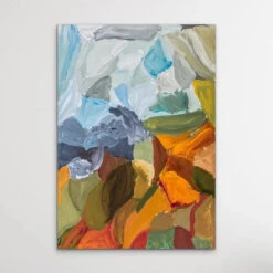 Afternoon Light - Abstract Landscape Yellow Orange Australian Country Print(Afternoon Light Abstract Landscape Yellow Orange Australian Country Print)