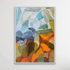 Afternoon Light - Abstract Landscape Yellow Orange Australian Country Print(Afternoon Light Abstract Landscape Yellow Orange Australian Country Print) -Heart Wall Art Store Afternoon Light Abstract Landscape Yellow Orange Australian Country Print I Heart Wall Art Australia 1690443775965