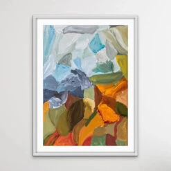 Afternoon Light - Abstract Landscape Yellow Orange Australian Country Print(Afternoon Light Abstract Landscape Yellow Orange Australian Country Print) -Heart Wall Art Store Afternoon Light Abstract Landscape Yellow Orange Australian Country Print I Heart Wall Art Australia 1690443782601