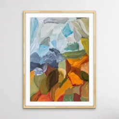 Afternoon Light - Abstract Landscape Yellow Orange Australian Country Print(Afternoon Light Abstract Landscape Yellow Orange Australian Country Print) -Heart Wall Art Store Afternoon Light Abstract Landscape Yellow Orange Australian Country Print I Heart Wall Art Australia 1690443785297