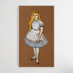 Alice In Wonderland By William Penhallow Henderson(Alice In Wonderland By William Penhallow Henderson) -Heart Wall Art Store Alice in Wonderland by William Penhallow Henderson I Heart Wall Art Australia 1690444038733