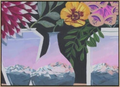 Alpenglow By Sarah Gesek- Stretched Canvas, Poster Or Fine Art Print(Alpenglow Stretched Canvas Poster Or Fine Art Print) -Heart Wall Art Store Alpenglow Stretched Canvas Poster or Fine Art Print I Heart Wall Art 41749246