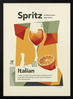 Aperol Spritz Print - Stretched Canvas, Poster Or Fine Art Print(Aperol Spritz Print Stretched Canvas Poster Or Fine Art Print)