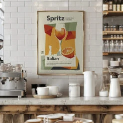 Aperol Spritz Print - Stretched Canvas, Poster Or Fine Art Print(Aperol Spritz Print Stretched Canvas Poster Or Fine Art Print) -Heart Wall Art Store Aperol spritz print Stretched Canvas Poster or Fine Art Print I Heart Wall Art 46523417