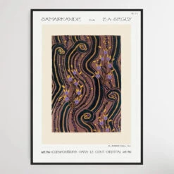Art Deco Flower Pattern 1914 By E. A. Séguy(Art Deco Flower Pattern 1914 By E A Seguy)