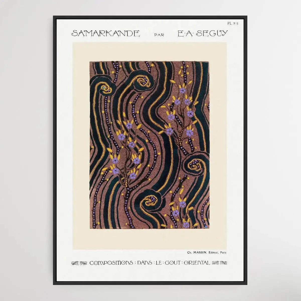 Art Deco Flower Pattern 1914 By E. A. Séguy(Art Deco Flower Pattern 1914 By E A Seguy) 1 Art Deco Flower Pattern 1914 By E. A. Séguy(Art Deco Flower Pattern 1914 By E A Seguy)