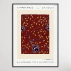 Art Nouveau Flower Pattern 1 1914 By E. A. Séguy(Art Nouveau Flower Pattern 1 1914 By E A Seguy)