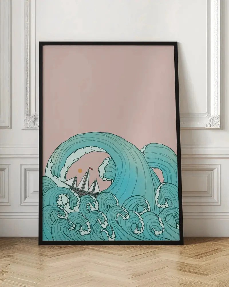 As The Ship Rides The Waves - Stretched Canvas, Poster Or Fine Art Print(As The Ship Rides The Waves Stretched Canvas Poster Or Fine Art Print) 6 As The Ship Rides The Waves - Stretched Canvas, Poster Or Fine Art Print(As The Ship Rides The Waves Stretched Canvas Poster Or Fine Art Print) - Image 6