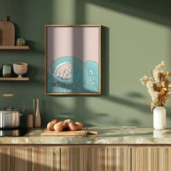 As The Ship Rides The Waves - Stretched Canvas, Poster Or Fine Art Print(As The Ship Rides The Waves Stretched Canvas Poster Or Fine Art Print) 20 As The Ship Rides The Waves - Stretched Canvas, Poster Or Fine Art Print(As The Ship Rides The Waves Stretched Canvas Poster Or Fine Art Print) -Heart Wall Art Store As the Ship Rides the Waves Stretched Canvas Poster or Fine Art Print I Heart Wall Art 45743483