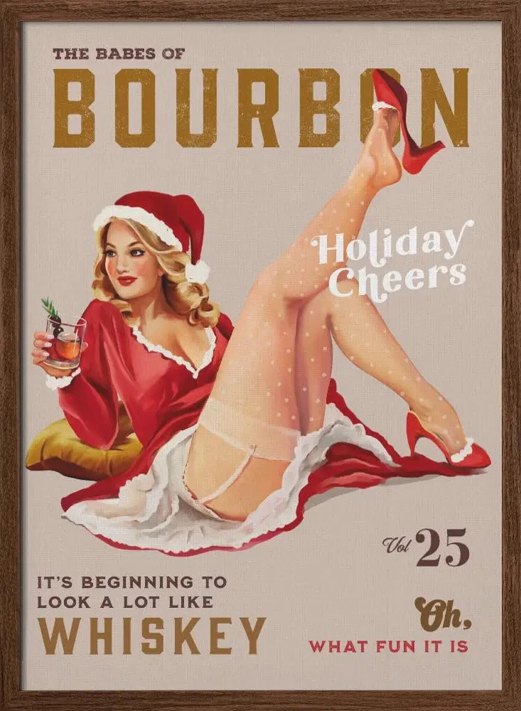 Babes Of Bourbon Vol 25 Holiday Cheer Christmas Pinup - Stretched Canvas, Poster Or Fine Art Print(Babes Of Bourbon Vol 25 Holiday Cheer Christmas Pinup Stretched Canvas Poster Or Fine Art Print) 2 Babes Of Bourbon Vol 25 Holiday Cheer Christmas Pinup - Stretched Canvas, Poster Or Fine Art Print(Babes Of Bourbon Vol 25 Holiday Cheer Christmas Pinup Stretched Canvas Poster Or Fine Art Print) - Image 2