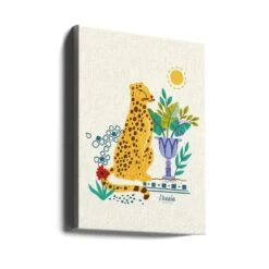 Bohemian Cheetah - Stretched Canvas, Poster Or Fine Art Print(Bohemian Cheetah Stretched Canvas Poster Or Fine Art Print) -Heart Wall Art Store Bohemian Cheetah Stretched Canvas Poster or Fine Art Print I Heart Wall Art 46502723