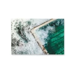 Bondi Swimmers - Ocean Swimming Photographic Stretched Canvas Print Or Framed Fine Art Print(Bondi Swimmers Ocean Swimming Photographic Stretched Canvas Print Or Framed Fine Art Print 371458006) -Heart Wall Art Store Bondi Swimmers Ocean Swimming Photographic Stretched Canvas Print or Framed Fine Art Print I Heart Wall Art Australia 40373073