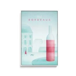 Bordeaux By Henry Rivers - Stretched Canvas Print Or Framed Fine Art Print - Artwork- Vintage Inspired Travel Poster(Bordeaux By Henry Rivers Stretched Canvas Print Or Framed Fine Art Print Artwork Vintage Inspired Travel Poster 354213748) -Heart Wall Art Store Bordeaux by Henry Rivers Stretched Canvas Print or Framed Fine Art Print Artwork Vintage Inspired Travel Poster I Heart Wall Art Australia 1694666098440