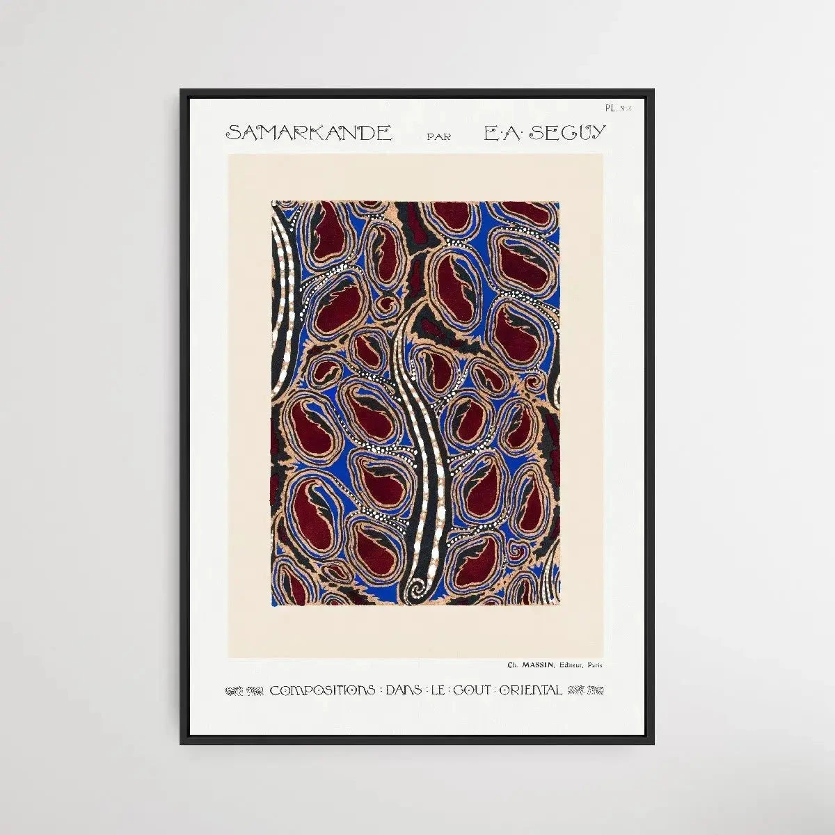 Botanical Pochoir Pattern 1 1914 By E. A. Séguy(Botanical Pochoir Pattern 1914 By E A Seguy) 1 Botanical Pochoir Pattern 1 1914 By E. A. Séguy(Botanical Pochoir Pattern 1914 By E A Seguy)