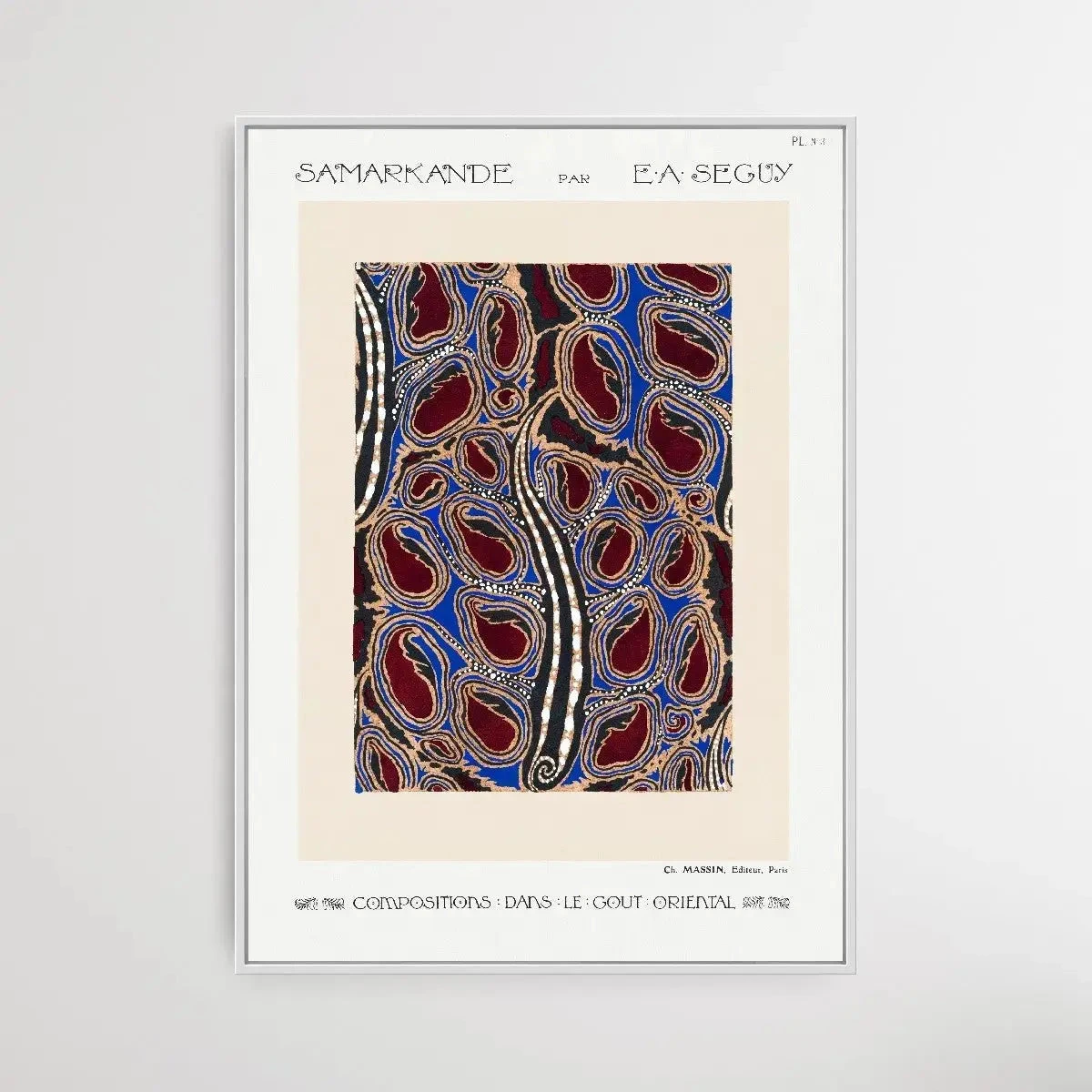 Botanical Pochoir Pattern 1 1914 By E. A. Séguy(Botanical Pochoir Pattern 1914 By E A Seguy) 2 Botanical Pochoir Pattern 1 1914 By E. A. Séguy(Botanical Pochoir Pattern 1914 By E A Seguy) - Image 2