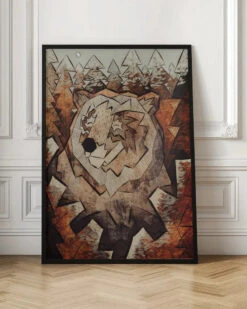 Brown Forest Bear - Stretched Canvas, Poster Or Fine Art Print(Brown Forest Bear Stretched Canvas Poster Or Fine Art Print) -Heart Wall Art Store Brown Forest Bear Stretched Canvas Poster or Fine Art Print I Heart Wall Art 45746782