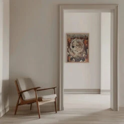 Brown Forest Bear - Stretched Canvas, Poster Or Fine Art Print(Brown Forest Bear Stretched Canvas Poster Or Fine Art Print) -Heart Wall Art Store Brown Forest Bear Stretched Canvas Poster or Fine Art Print I Heart Wall Art 45747393