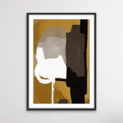 Clue- Abstract Print By Dan Hobday On Paper Or Canvas(Clue Abstract Print By Dan Hobday On Paper Or Canvas)