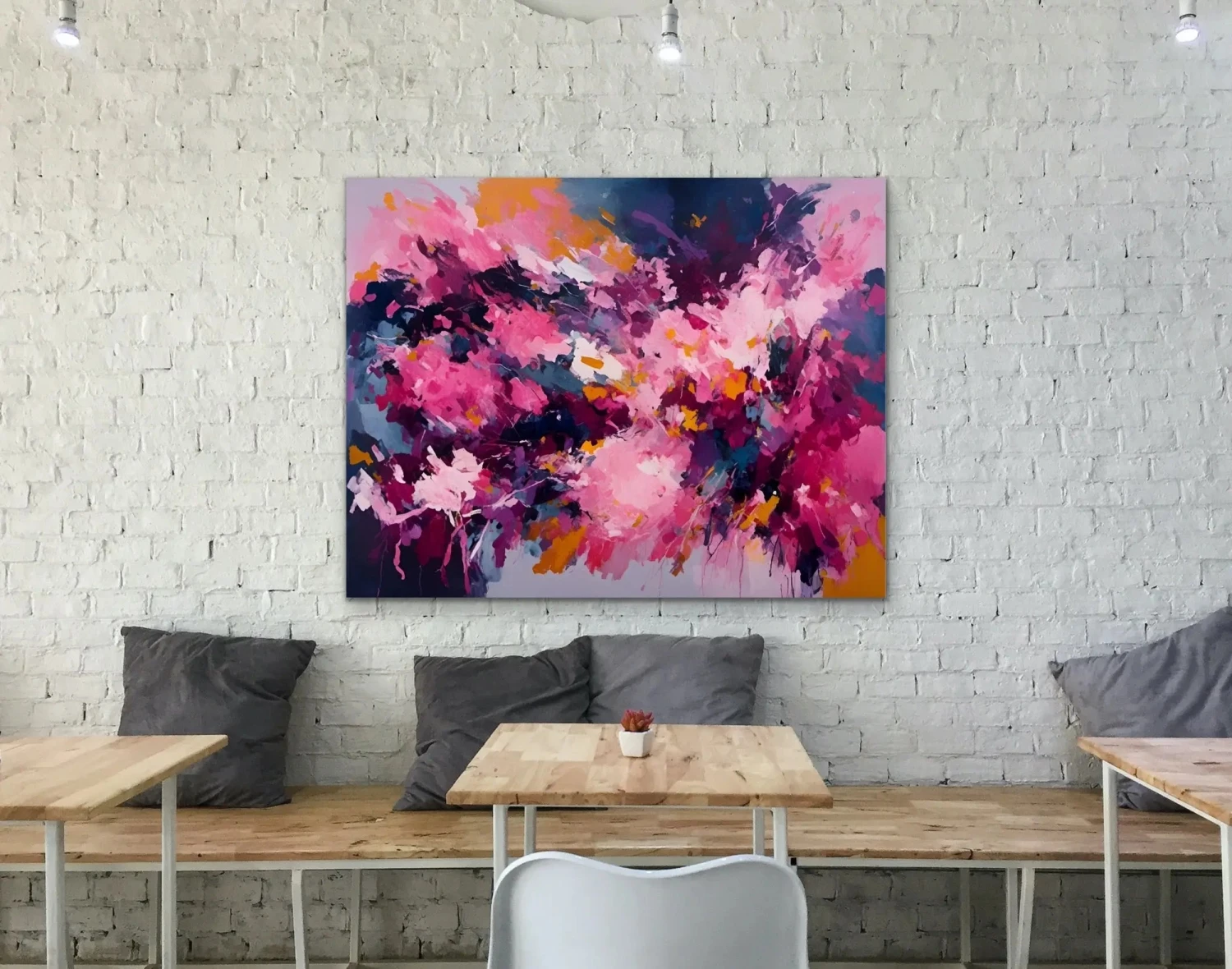 Come With Us - Bold Pink Abstract Floral Stretched Canvas Print Or Framed Fine Art Print - Artwork(Come With Us Bold Pink Abstract Floral Stretched Canvas Print Or Framed Fine Art Print Artwork 364212322) 2 Come With Us - Bold Pink Abstract Floral Stretched Canvas Print Or Framed Fine Art Print - Artwork(Come With Us Bold Pink Abstract Floral Stretched Canvas Print Or Framed Fine Art Print Artwork 364212322) - Image 2