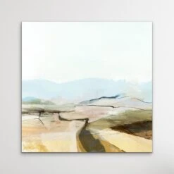 Country View - Abstract Landscape Print By Dan Hobday(Country View Abstract Landscape Print By Dan Hobday)