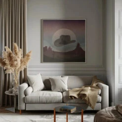 Cowboy Hat - Square Stretched Canvas, Poster Or Fine Art Print(Cowboy Hat Square Stretched Canvas Poster Or Fine Art Print) -Heart Wall Art Store Cowboy Hat Square Stretched Canvas Poster or Fine Art Print I Heart Wall Art 43332158