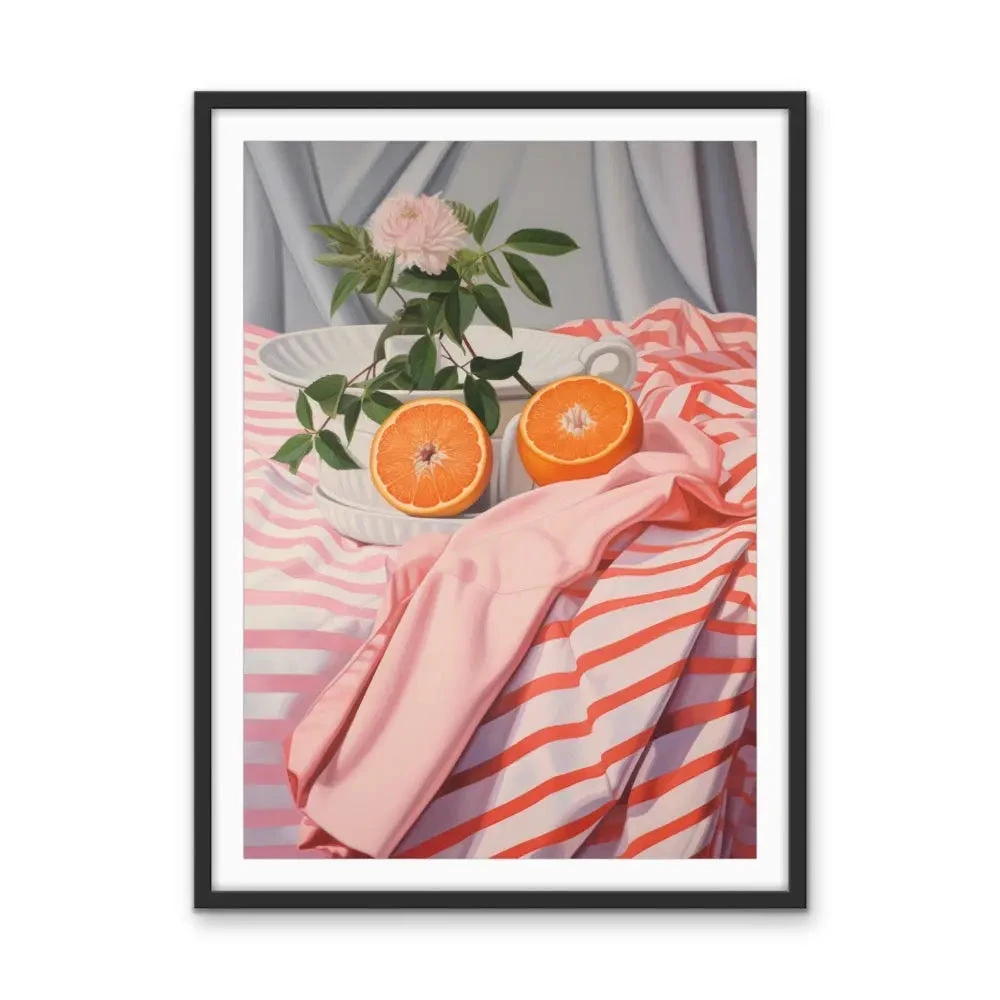 Cut Orange - Pink And Orange Still Life Artwork(Cut Orange Pink And Orange Still Life Artwork 371741939) 6 Cut Orange - Pink And Orange Still Life Artwork(Cut Orange Pink And Orange Still Life Artwork 371741939) - Image 6