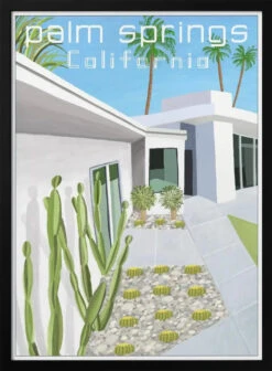 Dalc 196 Palm Springs 25x35 - Stretched Canvas, Poster Or Fine Art Print(Dalc 196 Palm Springs 25x35 Stretched Canvas Poster Or Fine Art Print)