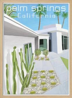 Dalc 196 Palm Springs 25x35 - Stretched Canvas, Poster Or Fine Art Print(Dalc 196 Palm Springs 25x35 Stretched Canvas Poster Or Fine Art Print) -Heart Wall Art Store Dalc 196 Palm Springs 25x35 Stretched Canvas Poster or Fine Art Print I Heart Wall Art 45654593