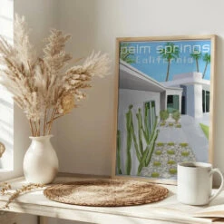 Dalc 196 Palm Springs 25x35 - Stretched Canvas, Poster Or Fine Art Print(Dalc 196 Palm Springs 25x35 Stretched Canvas Poster Or Fine Art Print) -Heart Wall Art Store Dalc 196 Palm Springs 25x35 Stretched Canvas Poster or Fine Art Print I Heart Wall Art 45654742