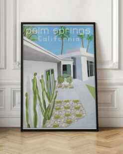 Dalc 196 Palm Springs 25x35 - Stretched Canvas, Poster Or Fine Art Print(Dalc 196 Palm Springs 25x35 Stretched Canvas Poster Or Fine Art Print) -Heart Wall Art Store Dalc 196 Palm Springs 25x35 Stretched Canvas Poster or Fine Art Print I Heart Wall Art 45654874