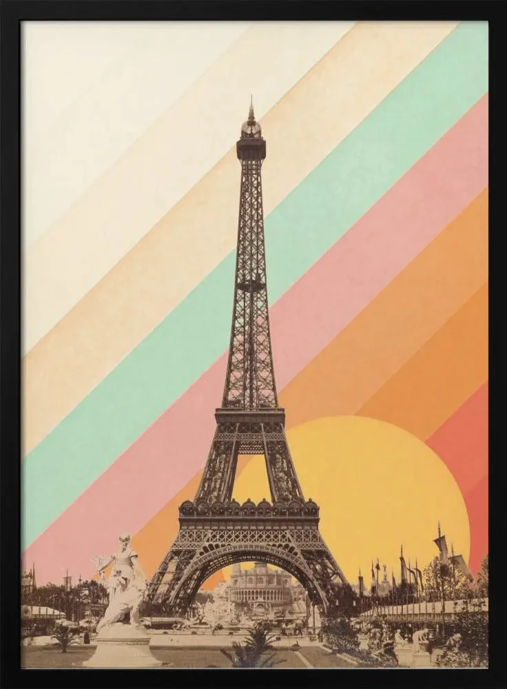 Eiffel Tower Rainbow - Stretched Canvas, Poster Or Fine Art Print(Eiffel Tower Rainbow Stretched Canvas Poster Or Fine Art Print) 3 Eiffel Tower Rainbow - Stretched Canvas, Poster Or Fine Art Print(Eiffel Tower Rainbow Stretched Canvas Poster Or Fine Art Print) - Image 3