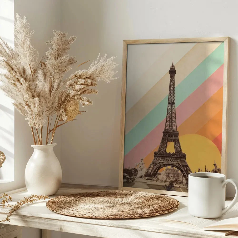 Eiffel Tower Rainbow - Stretched Canvas, Poster Or Fine Art Print(Eiffel Tower Rainbow Stretched Canvas Poster Or Fine Art Print) 5 Eiffel Tower Rainbow - Stretched Canvas, Poster Or Fine Art Print(Eiffel Tower Rainbow Stretched Canvas Poster Or Fine Art Print) - Image 5