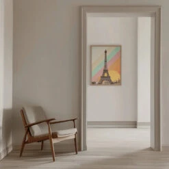 Eiffel Tower Rainbow - Stretched Canvas, Poster Or Fine Art Print(Eiffel Tower Rainbow Stretched Canvas Poster Or Fine Art Print) 23 Eiffel Tower Rainbow - Stretched Canvas, Poster Or Fine Art Print(Eiffel Tower Rainbow Stretched Canvas Poster Or Fine Art Print) -Heart Wall Art Store Eiffel Tower Rainbow Stretched Canvas Poster or Fine Art Print I Heart Wall Art 41689554