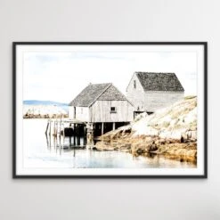 Fishing Hut - Hamptons And Coastal Style Photographic Print(Fishing Hut Hamptons And Coastal Style Photographic Print) -Heart Wall Art Store Fishing Hut Hamptons and Coastal Style Photographic Print I Heart Wall Art Australia 1634092531