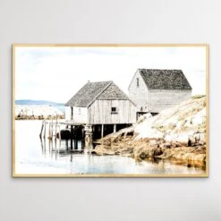 Fishing Hut - Hamptons And Coastal Style Photographic Print(Fishing Hut Hamptons And Coastal Style Photographic Print) -Heart Wall Art Store Fishing Hut Hamptons and Coastal Style Photographic Print I Heart Wall Art Australia 1634092538
