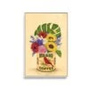 Flowers In A Vintage Coffee Can By Raissa Oltmanns - Stretched Canvas Print Or Framed Fine Art Print - Artwork(Flowers In A Vintage Coffee Can By Raissa Oltmanns Stretched Canvas Print Or Framed Fine Art Print Artwork 350657902)