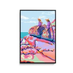 FriendshipBy Unratio - Stretched Canvas Print Or Framed Fine Art Print - Artwork(Friendship By Unratio Stretched Canvas Print Or Framed Fine Art Print Artwork 354449616)