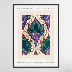 Grape Pattern Art 1914 By E. A. Séguy(Grape Pattern Art 1914 By E A Seguy)