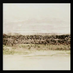 Green Horizon - Square Stretched Canvas, Poster Or Fine Art Print(Green Horizon Square Stretched Canvas Poster Or Fine Art Print) -Heart Wall Art Store Green Horizon Square Stretched Canvas Poster or Fine Art Print I Heart Wall Art 44873339