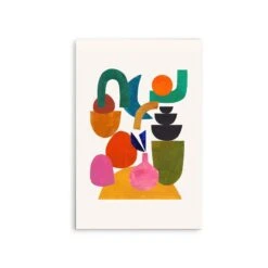 Happily Stacked By Ejaaz Haniff - Stretched Canvas Print Or Framed Fine Art Print - Artwork(Happily Stacked By Ejaaz Haniff Stretched Canvas Print Or Framed Fine Art Print Artwork 353473190)