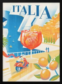 Italia - Stretched Canvas, Poster Or Fine Art Print(Italia Stretched Canvas Poster Or Fine Art Print)