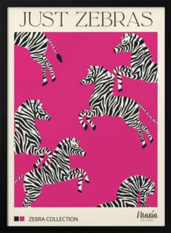 JUST ZEBRAS. Zebra Collection - Stretched Canvas, Poster Or Fine Art Print(Just Zebras Zebra Collection Stretched Canvas Poster Or Fine Art Print 1)